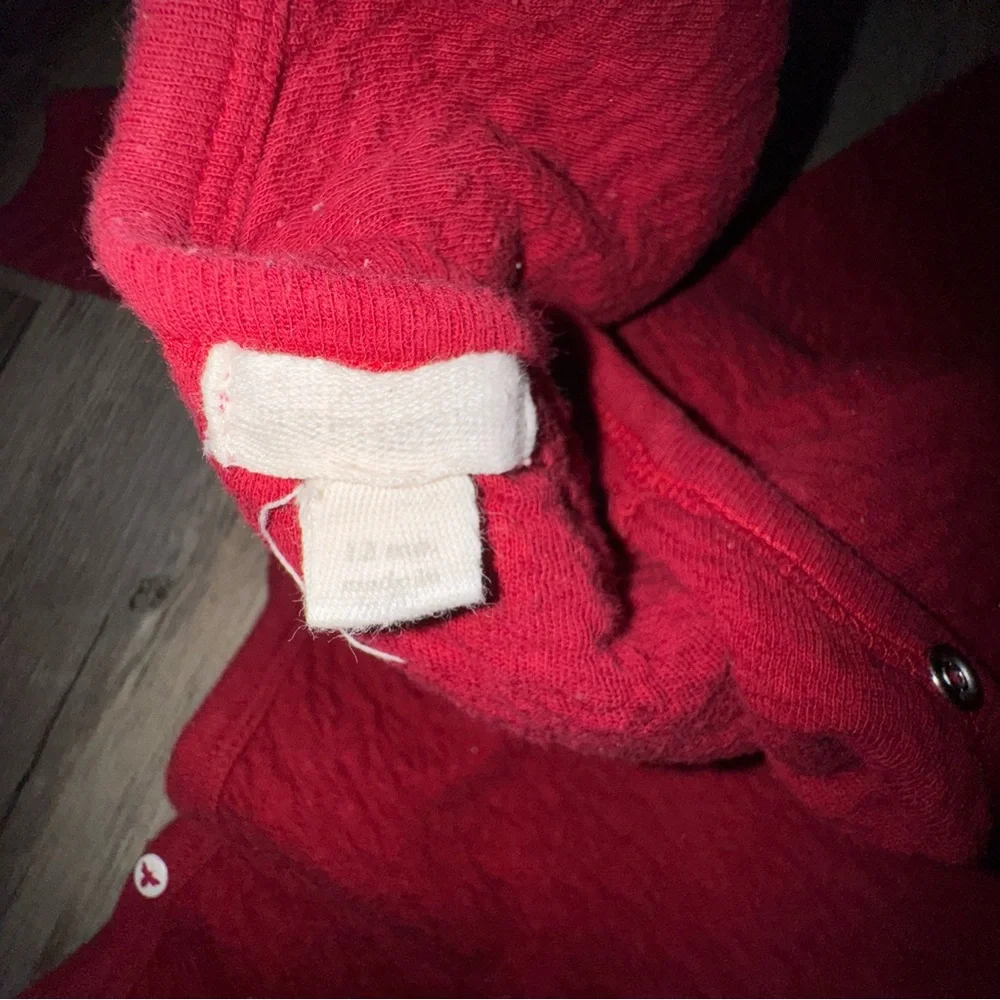 Burt's Bees Baby Vibrant Red Jumpsuit